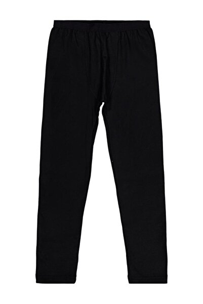 Civil Boys Thermal Leggings for Ages 9-13 - Black 9-10 Years Old