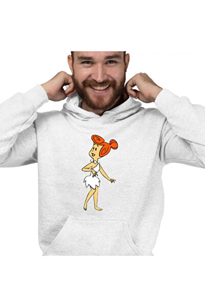 OEM Ανδρική Μπλούζα Φούτερ The Flintstones Wilma Stone Age Adventures