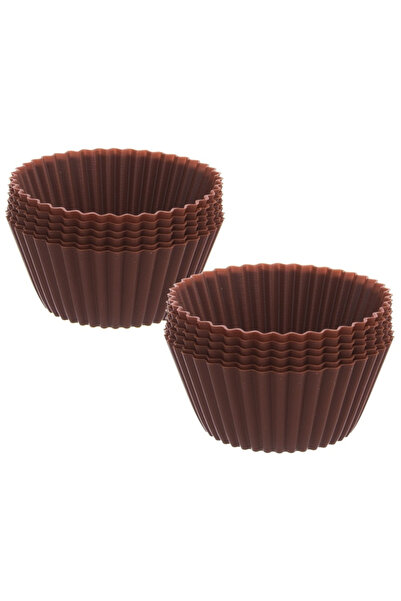 Other Foremki do muffinek silikonowe pomarańczowa SILLINIE 12 szt.