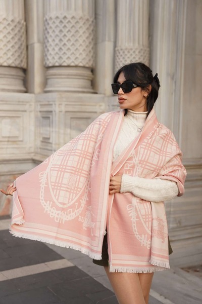 Webinay Home B Pattern Shoulder Shawl Imported Wool Silk Cashmere Shawl Shoulder Wrap Scarf Cashmere Shoulder Shawl