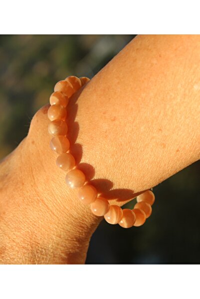 Altai Sunstone Natural Stone Bracelet (8mm)
