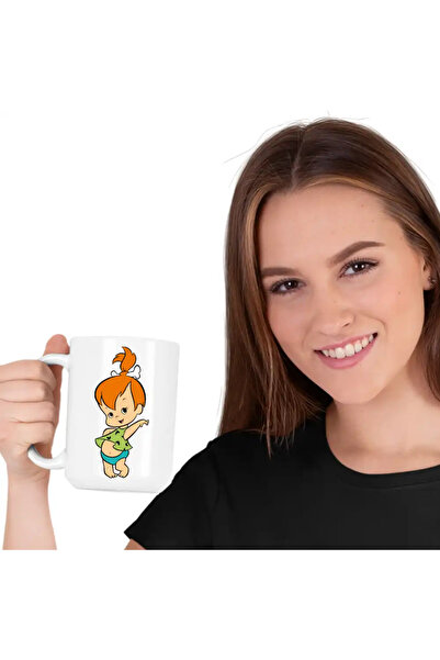 OEM Flintstone Family Pebbles Baby Mug