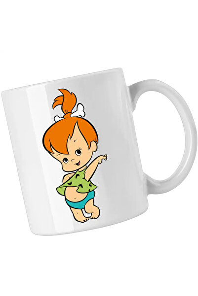 OEM Flintstone Family Pebbles Baby Mug