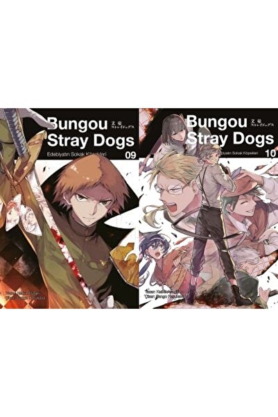 Gerekli Şeyler Yayıncılık Bungou Stray Dogs 9-10 manga seti (2 kitap) ayraç h...