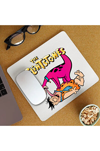 OEM Mousepad The Flintstone Family Dino Fred Dinosaur Cat