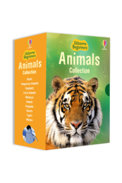 Usborne Publishing Set cutie cu animale pentru începători, 10 cărți