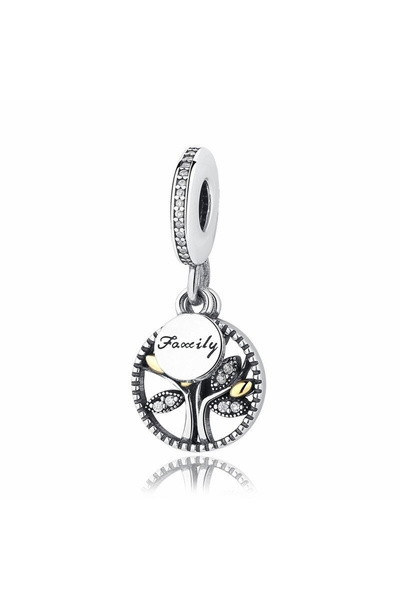 Bijuterii Nadiela 925 Silver Talisman, Charm for bracelets – Family tree