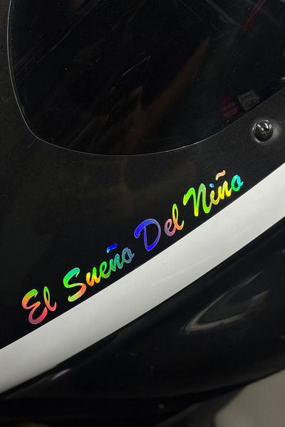 Banxtre Motor için El Sueno Del Nino Sticker (Bir Çocuğun Rüyası) Sticker Etiket (15CMx2.5CM)