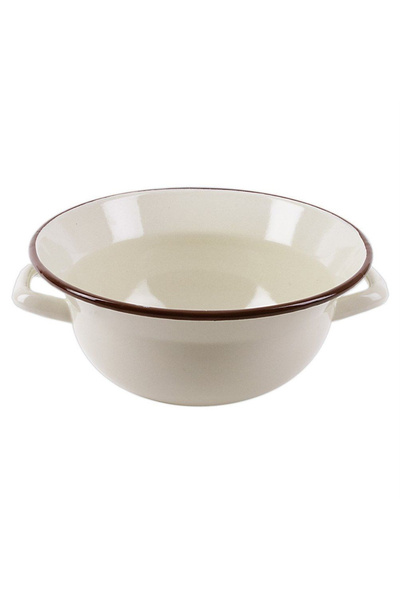 Other Miska kuchenna emaliowana beżowa MARO 26 cm, 2,5 l