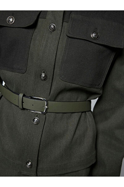 Zühre Cep Detaylı Bel Kemerli İkili Takım TK-1671