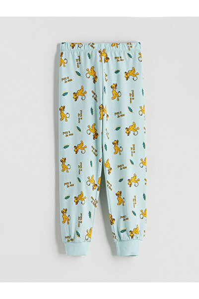 LC Waikiki Pantaloni de pijama pentru băieți cu imprimeu Regele Leu Peak New ...