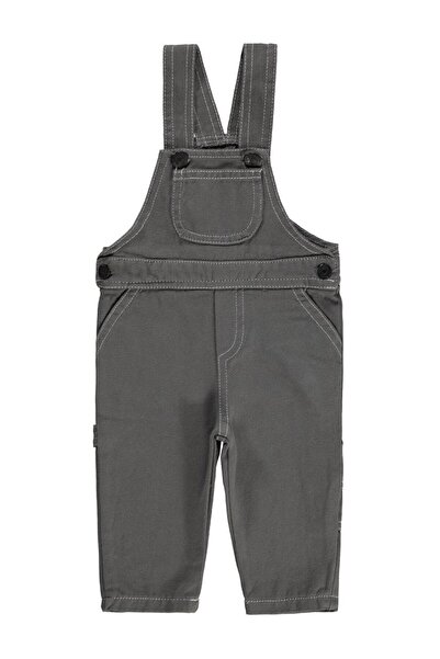 Civil Baby Arlo Overalls 6-18 Months Slopet - Gray 6-9 Months
