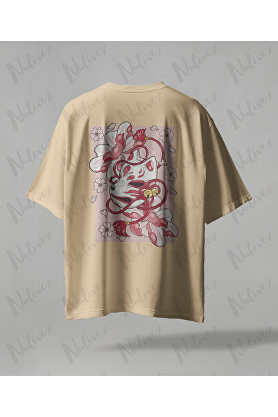 Nulivez Anime Back Printed High Quality Compact Unisex Oversized T-Shirt