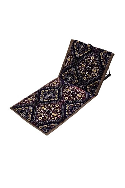 Generic Set of 2 folding floor chairs with waterproof backrest, ideal for travel, camping and relaxing