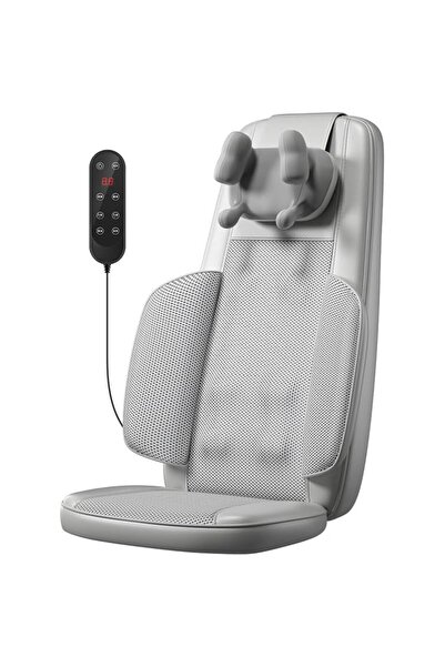 AyrStore RELAXUS Masaj Koltuğu Minderi Isıtmalı, Titreşimli, Sırt, Bel Ve Omu...
