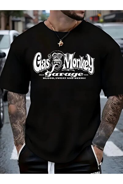 4desire.ro Tricou barbati MONKEY Ink, Classic Regular Fit, Bumbac 100%, Vegan Approved