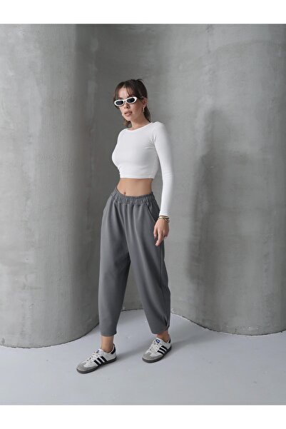 Paw Garage Women's Skye Soft Modal Trousers with Tie-Up Legs