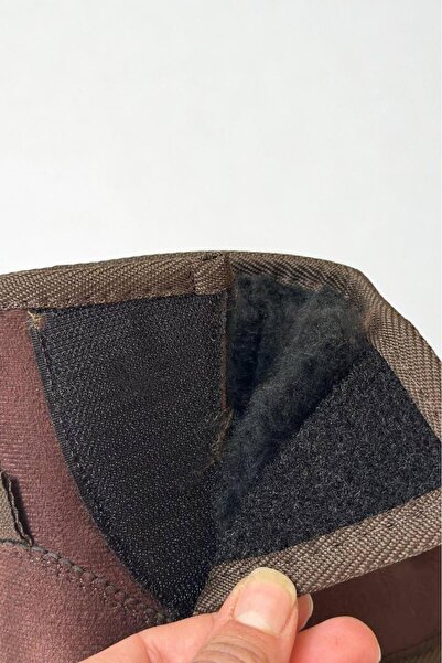 BOBx Çocuk Kalın Taban İçi Kürklü Çocuk Bot Acı Kahve Rengi Yüksek Kaliteli Poli Taban Çocuk Botu 2025