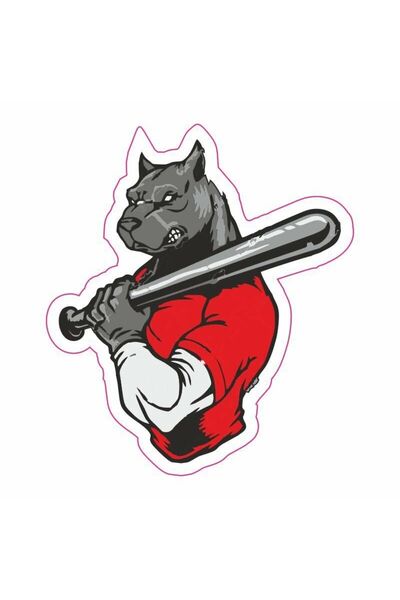 Generic Brand Embossed New Pitbull Motor and Auto Quality Quality Sticker Mea...
