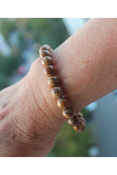 Altai Odun Jasper Natural Stone Bracelet (8mm)