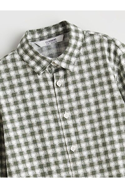 LC Waikiki Lcw Kids Long Sleeve Plaid Boys Shirt