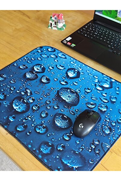 sgeteknoloji Sge Technology 55X45 cm Water Drop Anti-Slip Base Speed Surface Gamer Mouse Pad Gaming Pad