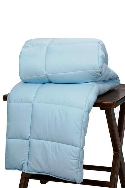 Özdilek Ranforce Двоспальне ковдра синього кольору 195x215 см