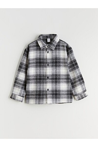 LC Waikiki LCW Kids Uzun Kollu Ekose Erkek Çocuk Gömlek