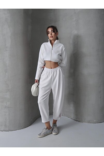 Paw Garage Pantaloni Skye Soft Modal pentru femei, cu legături la picioare