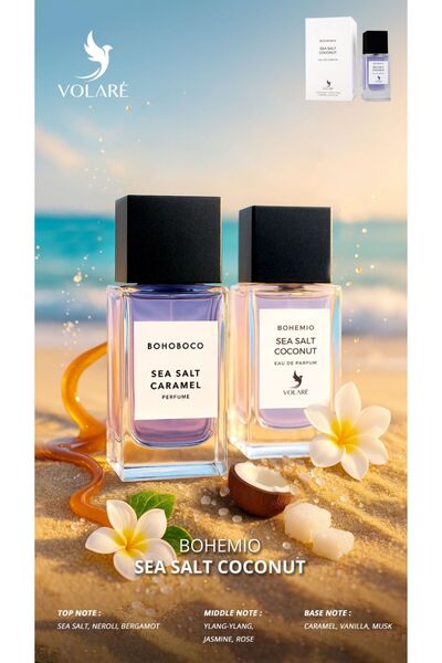 Volare Apa de parfum Bohemio Sea Salt Cocos, Unisex, 100 ml