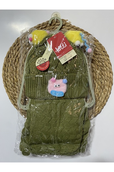 Kitti Scarf, Beanie, Glove Set, Set of 3, Premium Quality, Anti-Pilling Yarn Quality, Winter