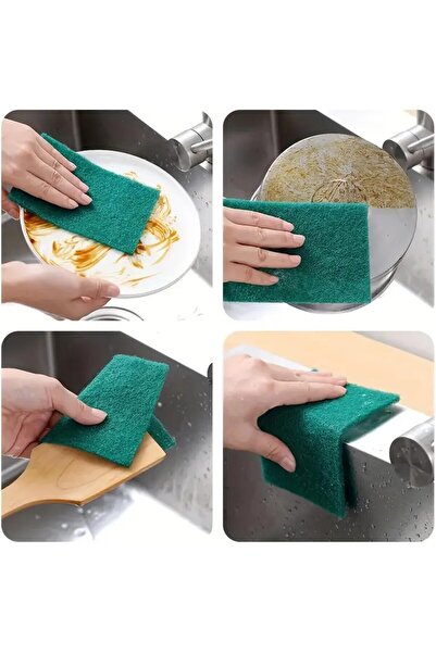 Generic Multi-use Cleaning Sponge – Effective at Removing Grease and Dirt, 10 Pieces