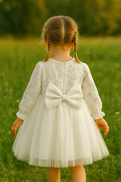 2kids2mom Girls Baby Kids Lace Laced Birthday Party Wedding Special Occasion Tulle Lined Princess Ball Gowns Dress