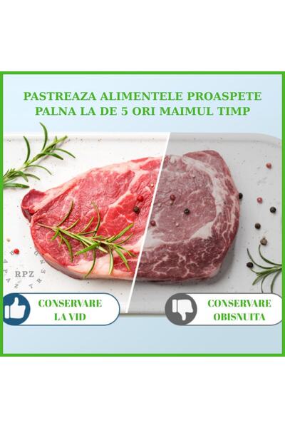 OEM Aparat de etanșat alimente în vid RAPAZ TREND RPZ-28 EasyVac Touch, 120W, 30cm