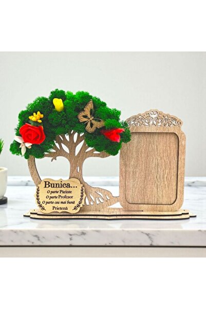 OEM Photo frame with tree of life, lichens and message for grandma – 30x18 cm, Sonoma