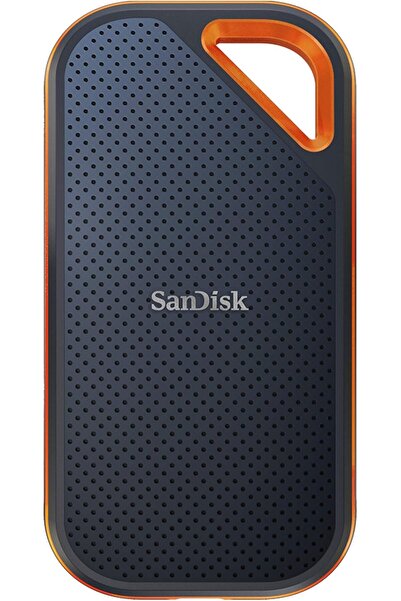 SanDisk قرص SSD محمول Extreme PRO بسعة 4 تيرابايت - بسرعة تصل إلى 2000 ميجابايت/ثانية - USB-C، USB 3.2 Gen 2x2