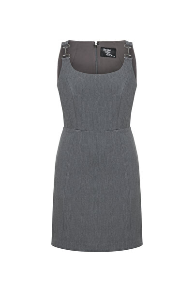 SEIZE THE DAY LISA KADIN KISA KUMAŞ ELBİSE