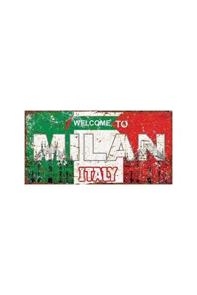 Hayg Equipment Milano Duomo Silüetli Retro Metal Duvar Panosu – Welcome to Mi...