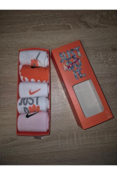 Nike Set of 5 long socks, One Size, Multicolor