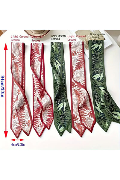 MAHLA Design Scarf - Thin Neck Shawl - Bag Accessory - 84cm