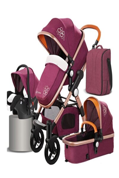 L-Sun Carucior multifunctional 3 in 1, Modul scoica inclus, Maner telescopic,...