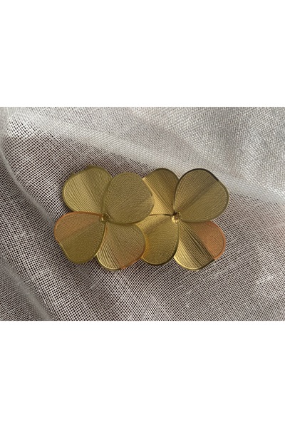 saaden jewelry SAADEN GOLD ÇİÇEK MODEL KADIN KOL DÜĞMESİ