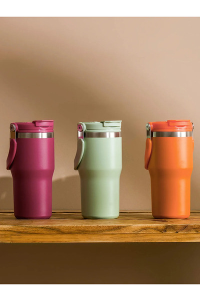 LC Waikiki LCW ACCESSORIES YEBU Karışık Çelik Termos Matara 600 Ml