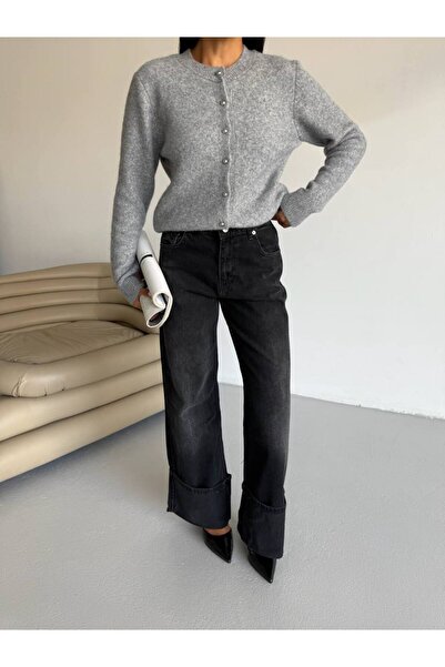 Secret Passion Lingerie New Season Button Detailed Textured Women's Knitwear Cardigan 52121007