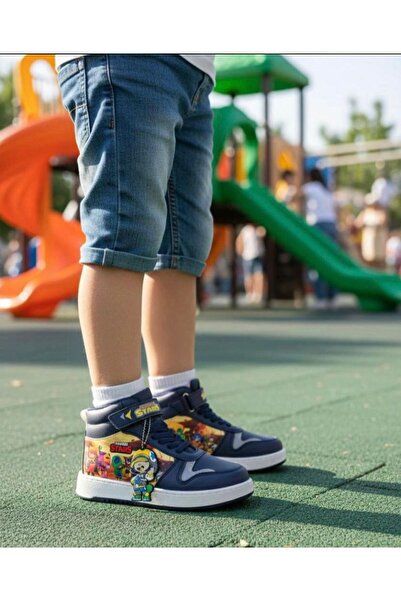 Prokids Χειμερινά παιδικά σχολικά παπούτσια με μοτίβο Brawl Stars