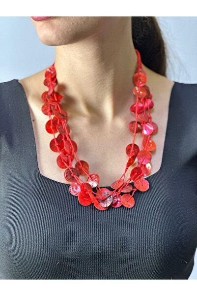 Gönülden Tasarım Stone Design Women's Necklace 25 cm