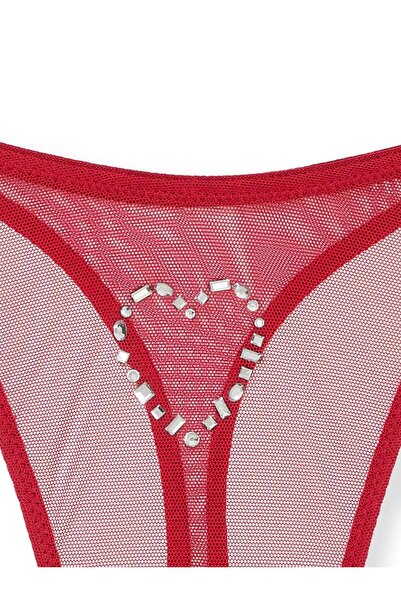 Victoria's Secret Sparkly Strap Tulle Thong