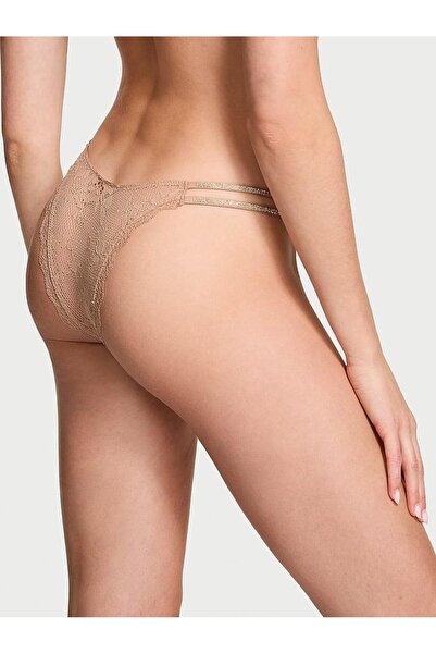 Victoria's Secret Twinkle Strappy Lace Brazilian Panties