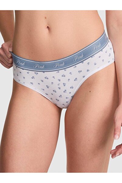 Victoria's Secret Βαμβακερό εσώρουχο Hiphugger με λογότυπο