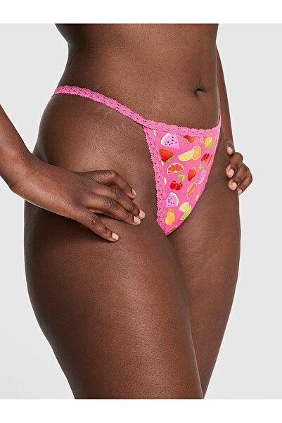 Victoria's Secret Chiloți din bumbac V-String